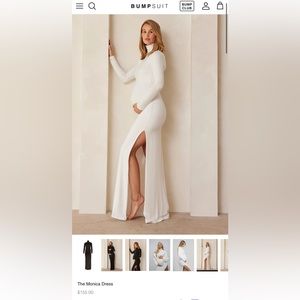 BUMPSUIT the Monica dress in White